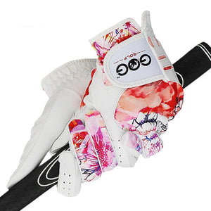 Floral Non-Slip Golf Gloves
